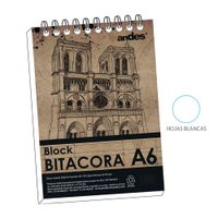 Block Bitácora A-6 90 Hojas Tapa Dura 90 g