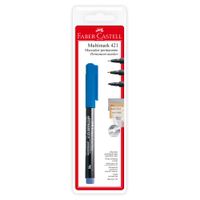 Marcador Permanente Azul Blíster 1 unid