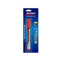 Artesco Plumón Permanente Multimax A23 Rojo