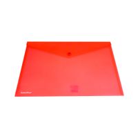 Porta Documentos con Broche Oficio Rojo