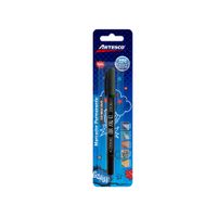 Artesco Plumón Permanente Doble Punta CD Max Duo Negro
