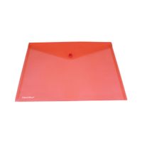 Data Office Sobre Portadocumentos con Broche A4 Rojo
