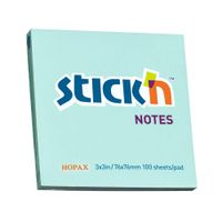 Stick'n Notas Adhesivas Celeste Pack 100 unid
