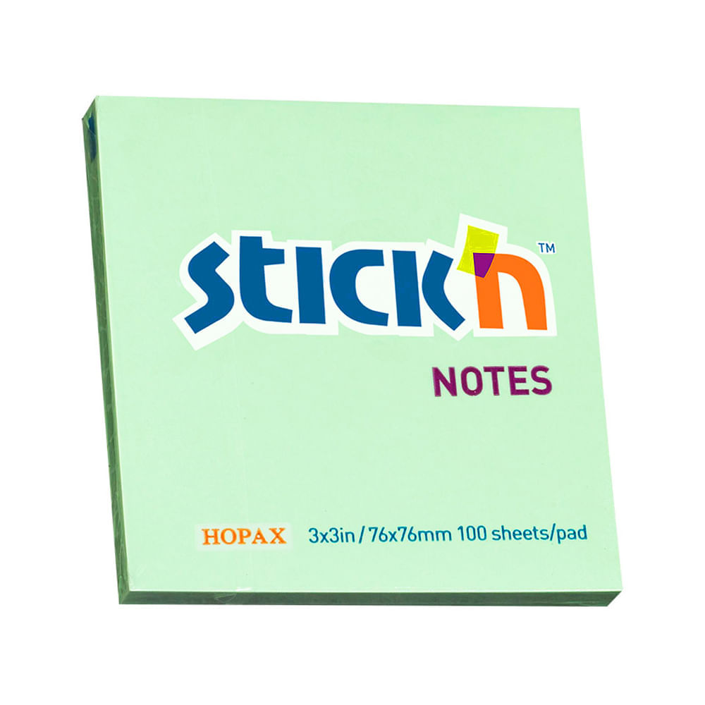 Notas Adhesivas Stick'n Verde