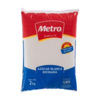 Azúcar Blanca Metro Bolsa 2 Kg