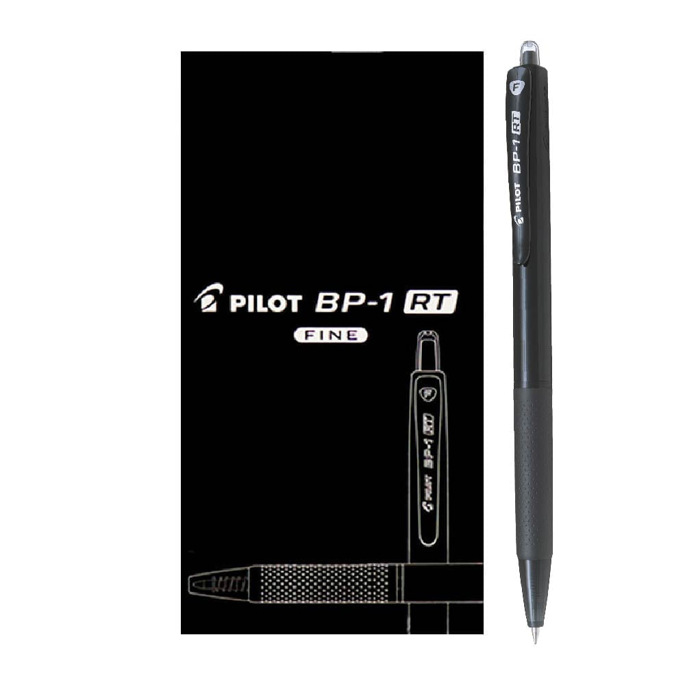 Pilot Lapicero Tinta Seca BP-1 RT Negro Caja 12 unid