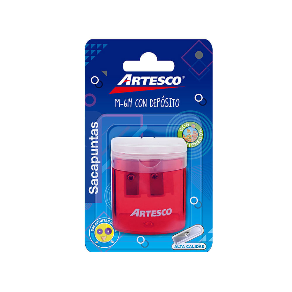 Artesco Tajador Doble con Depósito M-614