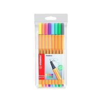 Set 8 Fineliner Stabilo Point 88 Pasteles