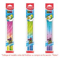Regla Flexible Decorada Maped 20 cm Surtido