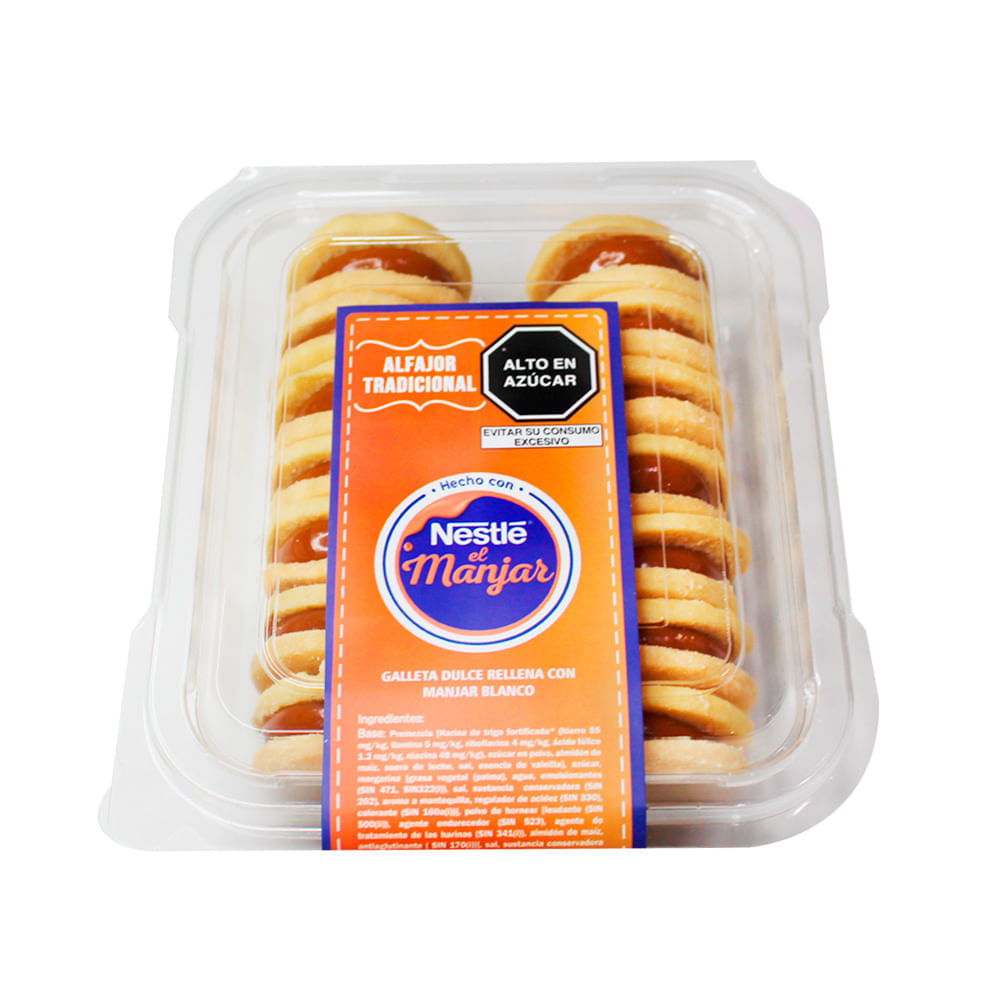 Alfajor Tradicional Nestlé el Manjar 14un.