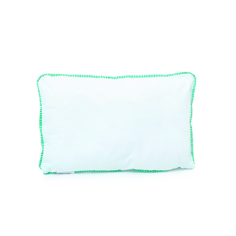 Almohadita Antialérgica para Bebé 22 x 32 cm Verde