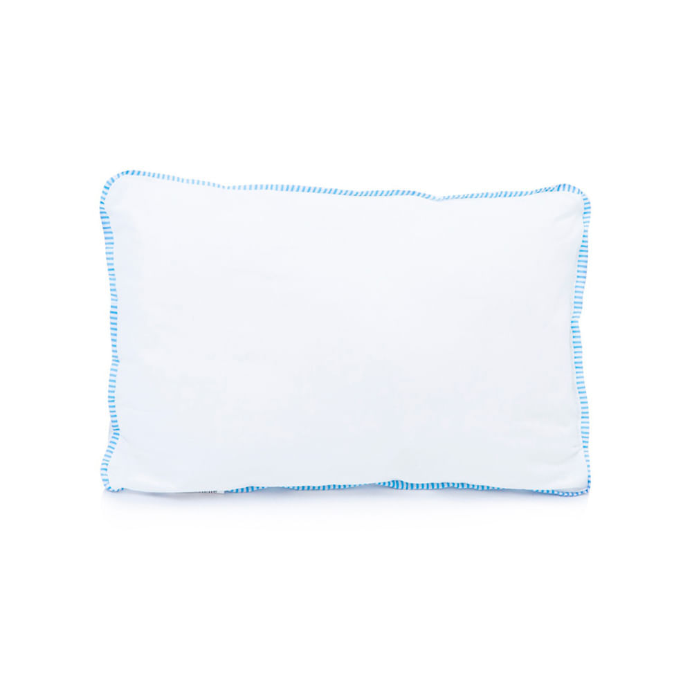 Almohadita Antialérgica Infantil 29 x 47 cm Celeste