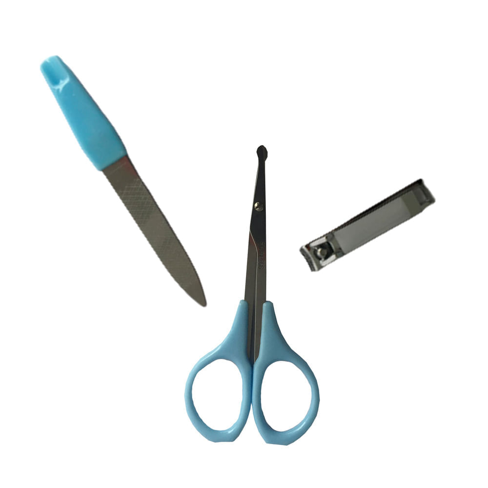 SET DE MANICURA PARA BEBÉ CELESTE