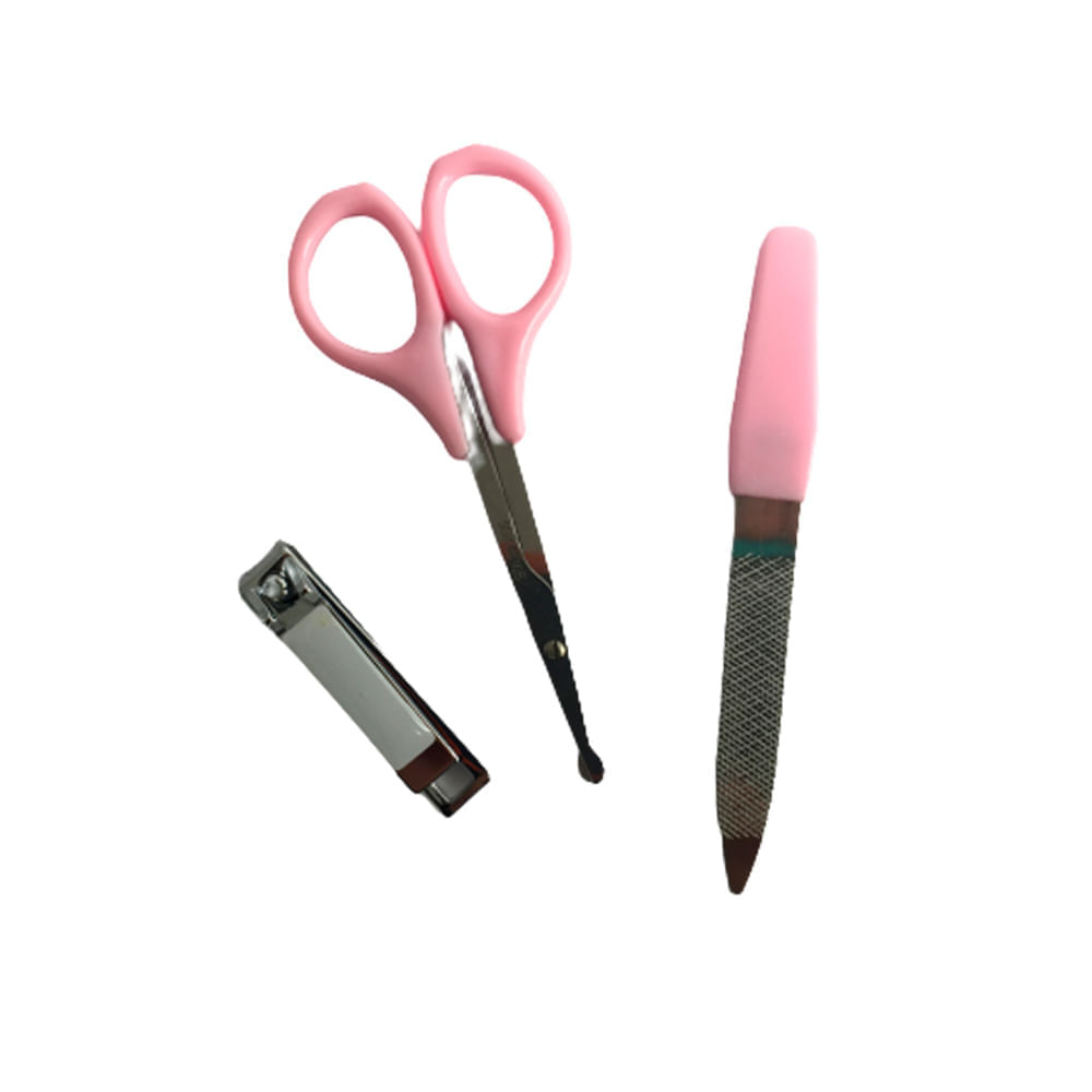 SET DE MANICURA PARA BEBÉ ROSADA