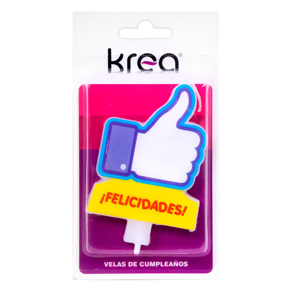 Krea Vela de Cumpleaños Grande Like