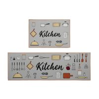 BYND Pack Alfombras para Cocina Kitchen 2 unid