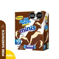 Helado Sandwich Mini Sabor Vainilla 10un