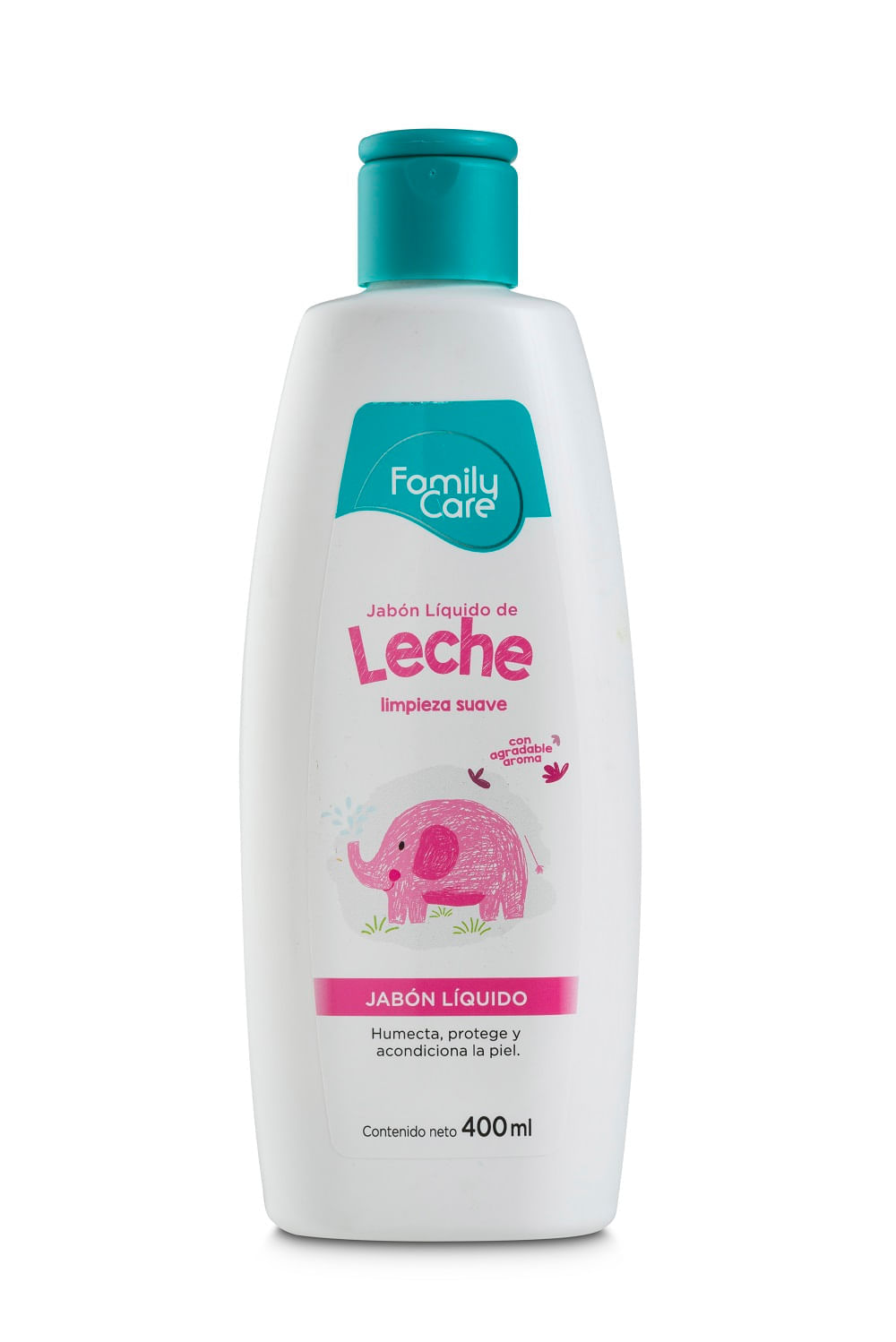 Jabón Liquido Para Bebé Family Care de Leche Limpieza Suave 