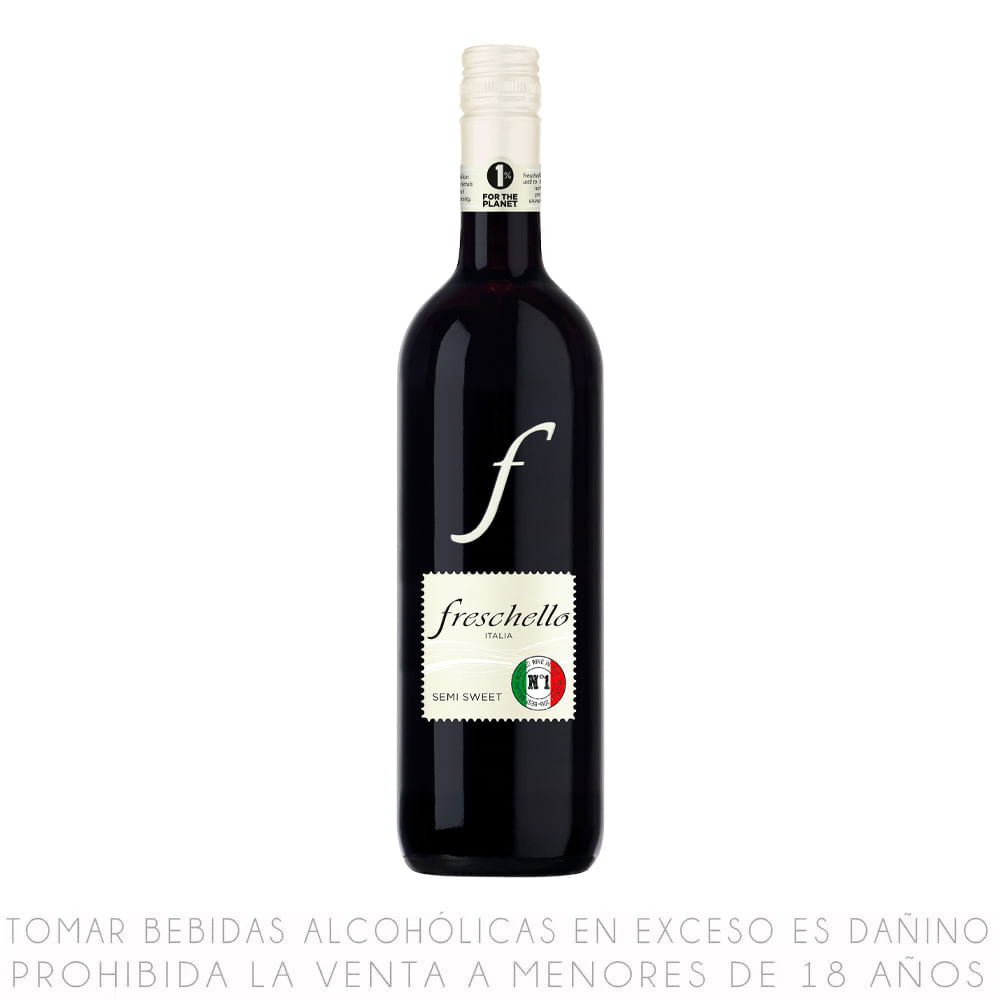 Vino Tinto Blend Semi Dulce Freschello Botella 750 ml