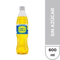 Gaseosa Inca Kola Zero Botella PET 600 ml