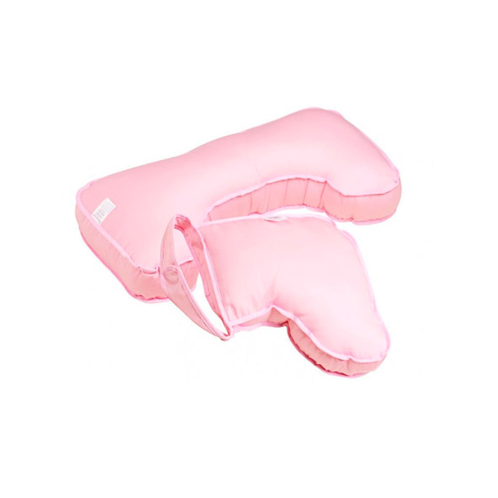 Almohada de Lactancia Doble Rosado