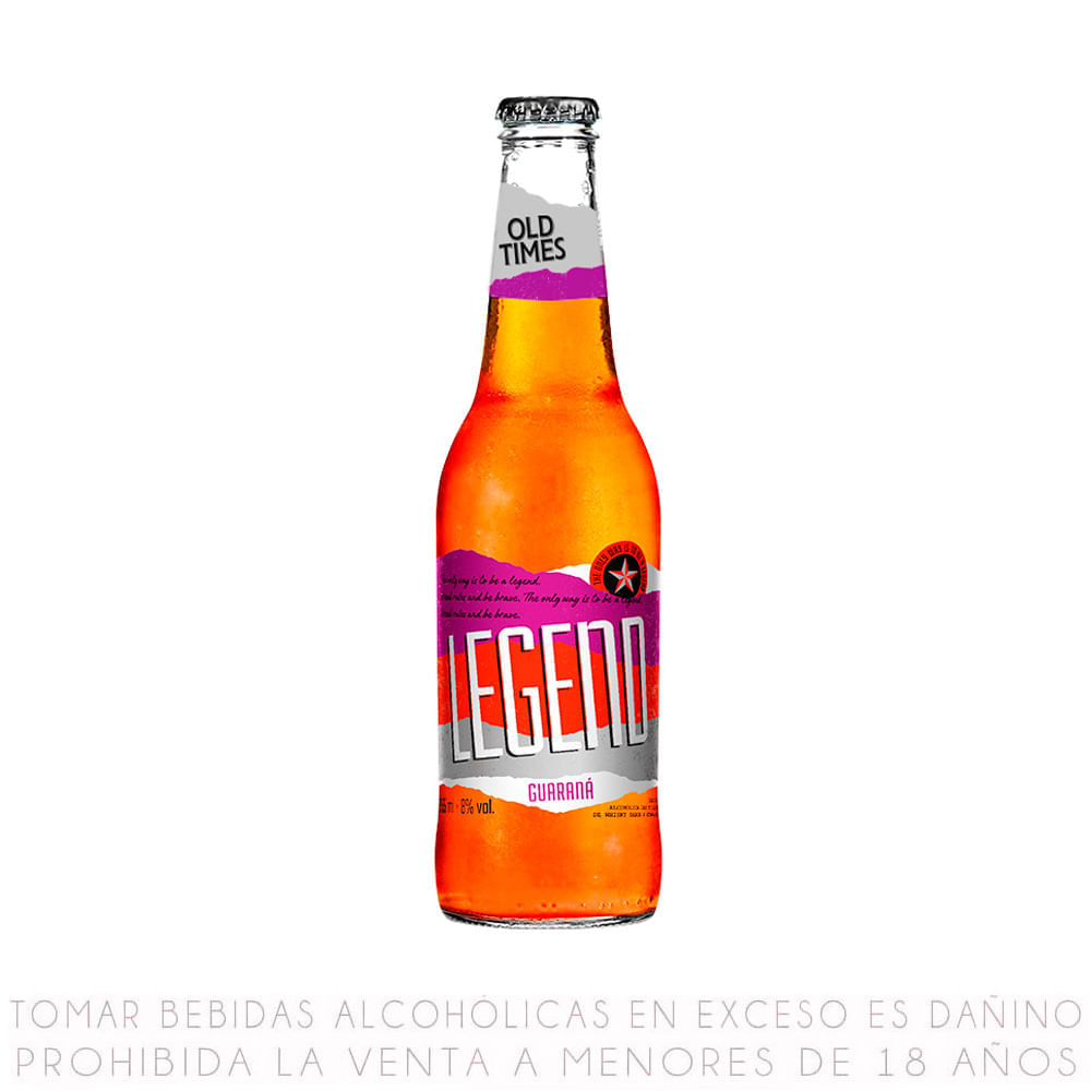 Whisky Ready to Drink Guaraná Legend Botella 355 ml