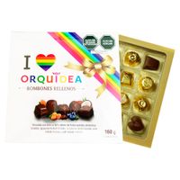 Bombones Rellenos Orquídea 50% Cacao 16un