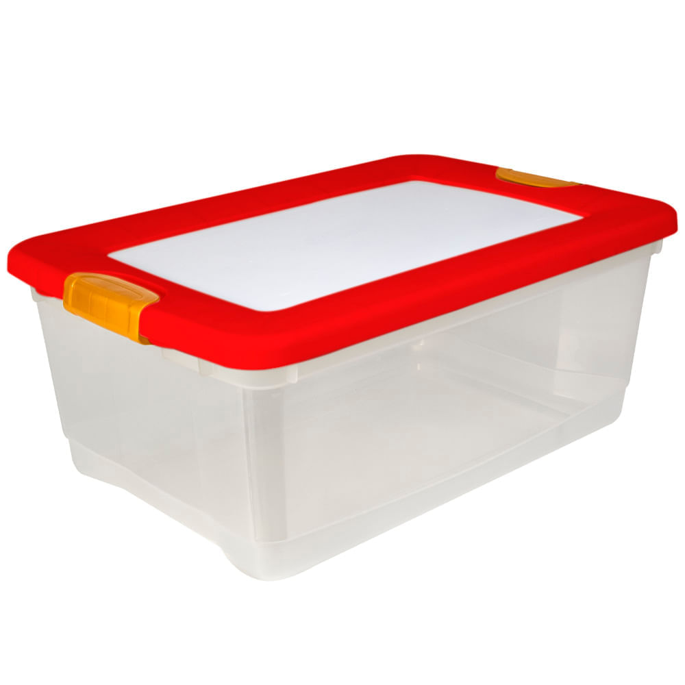 Duraplast Caja Organizadora Broadway 50 Lt Rojo