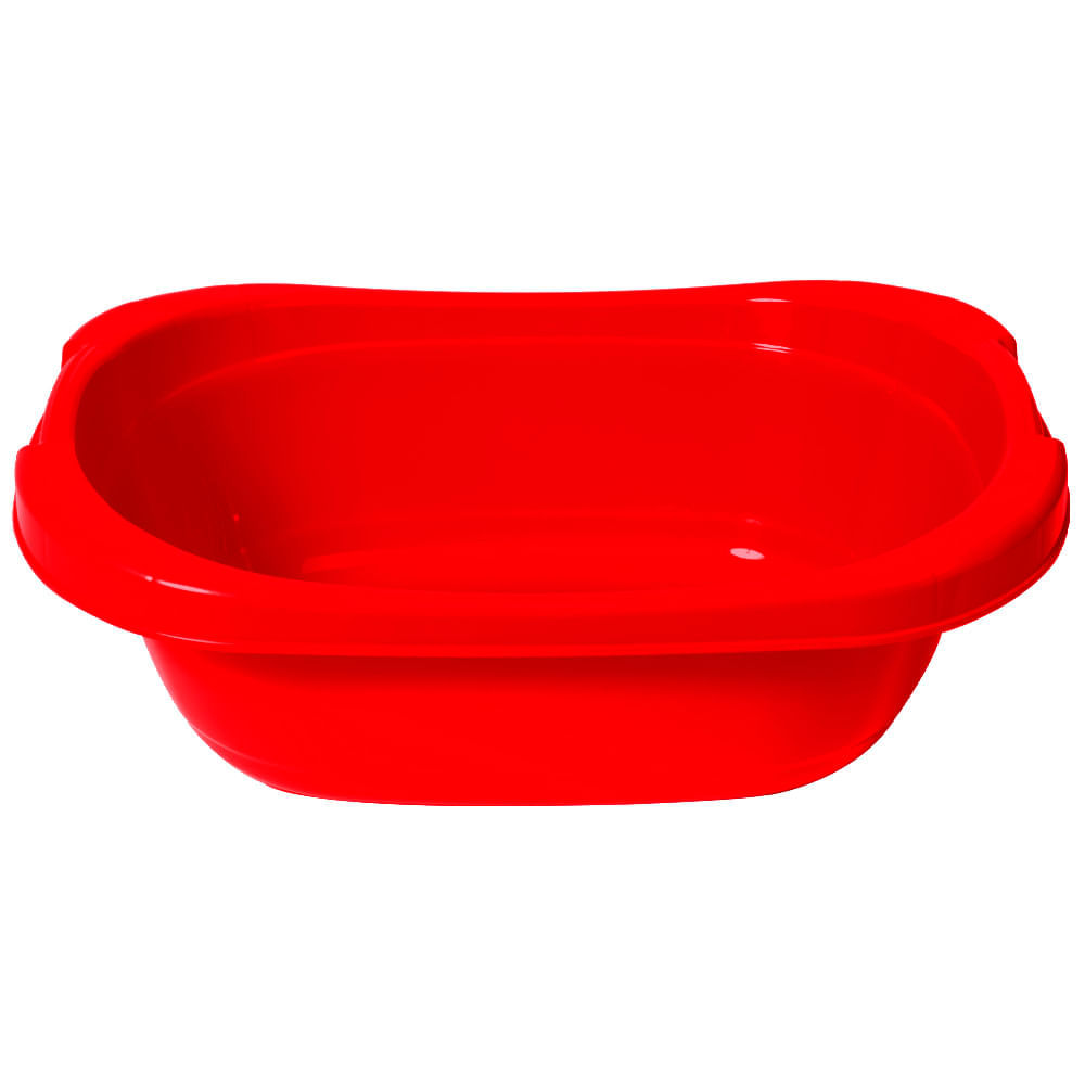 Duraplast Batea Baja Teresita 24 Lt Rojo
