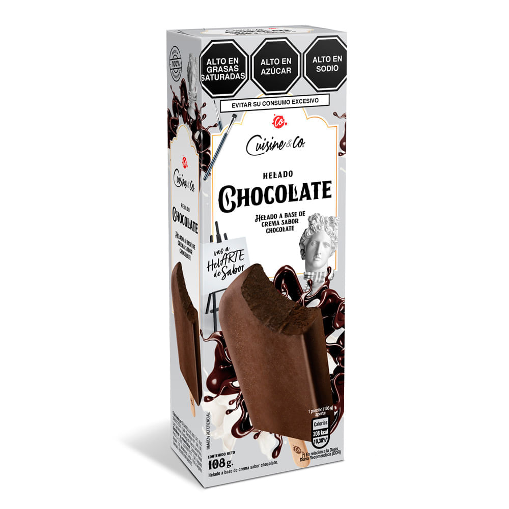Paleta de Helado Cuisine & Co Chocolate 108g