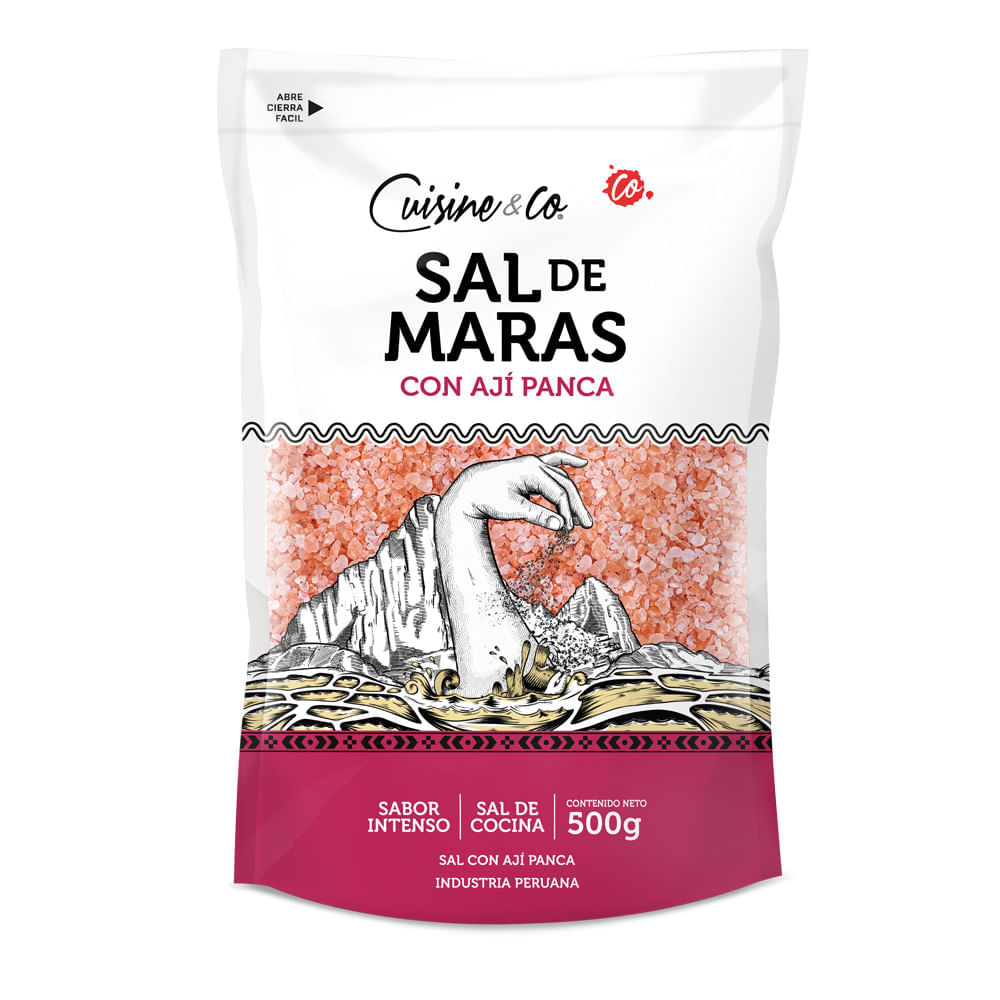 Sal de Maras con Ají Panca Cuisine & Co Doypack 500 g