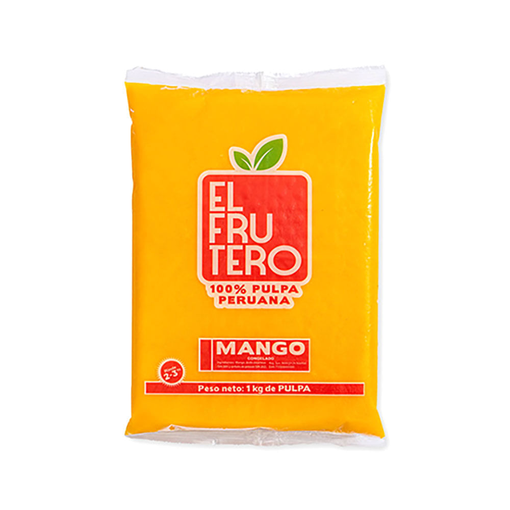 Pulpa de Mango EL FRUTERO Bolsa 1Kg