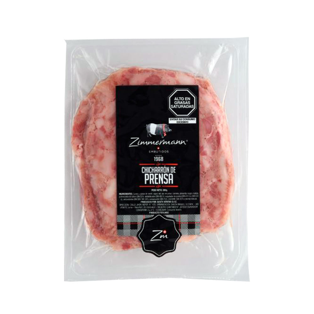 Chicharrón de Prensa Zimmermann 180g