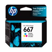 Hp Cartucho de Tinta HP667 Tricolor