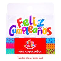 Little Candles Velas Feliz Cumpleaños Surtido