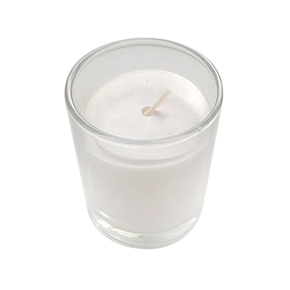 Vela Krea en Vaso Votiva Taupe