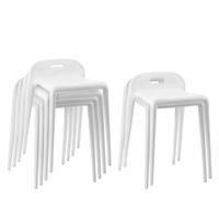 Ziyaz Banco Fijo Caris 6 unid Blanco