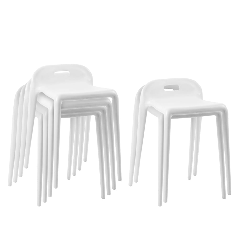 Ziyaz Banco Fijo Caris 6 unid Blanco