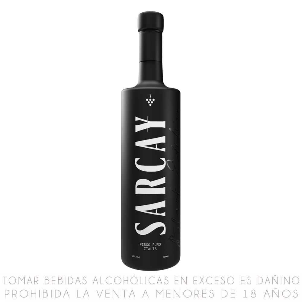 Pisco Puro Mosto Verde Italia Black Edition Botella 750ml