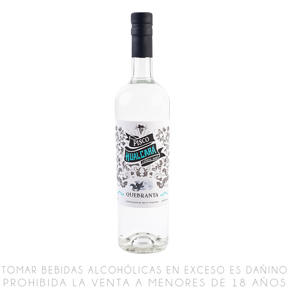 Pisco Quebranta Hualcará Botella 750ml