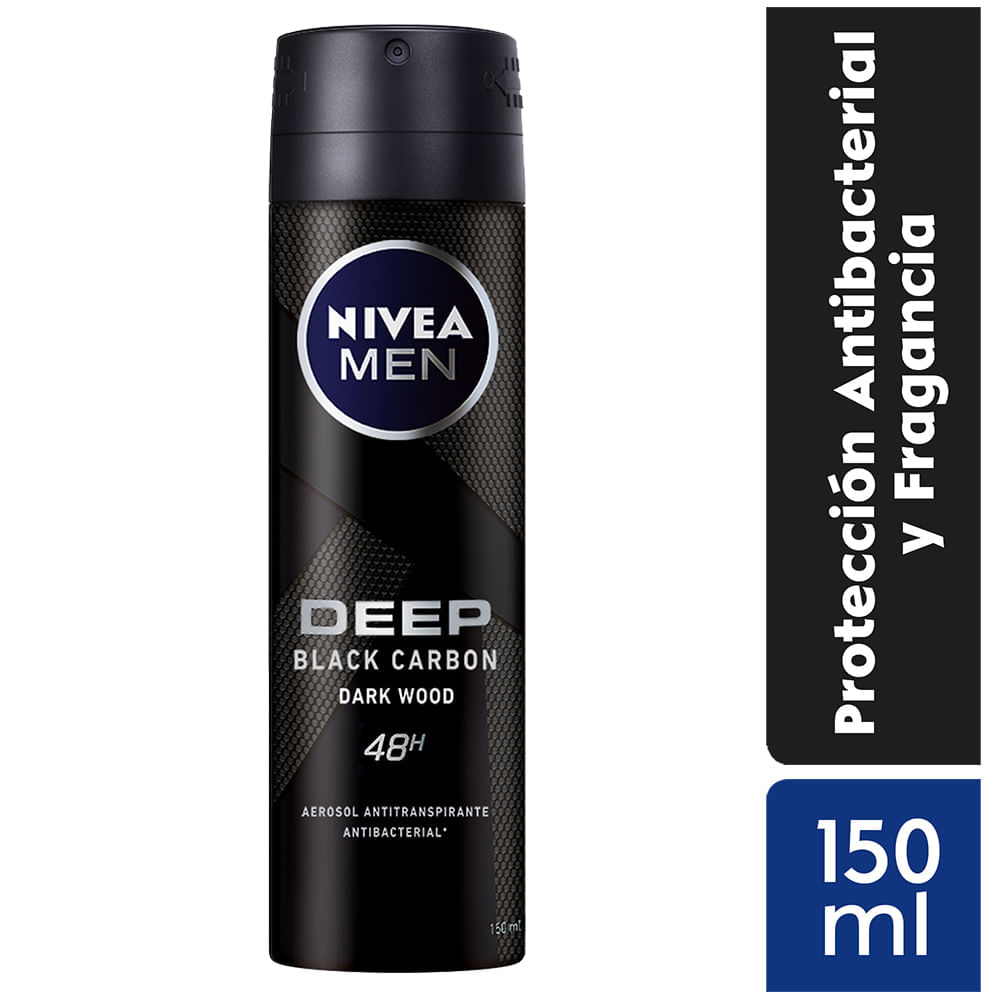 Antitranspirante en Aerosol Nivea Men Deep Dark Wood 150ml