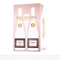 Pack Espumante Riccadonna Botella 750ml: Ruby + Moscato