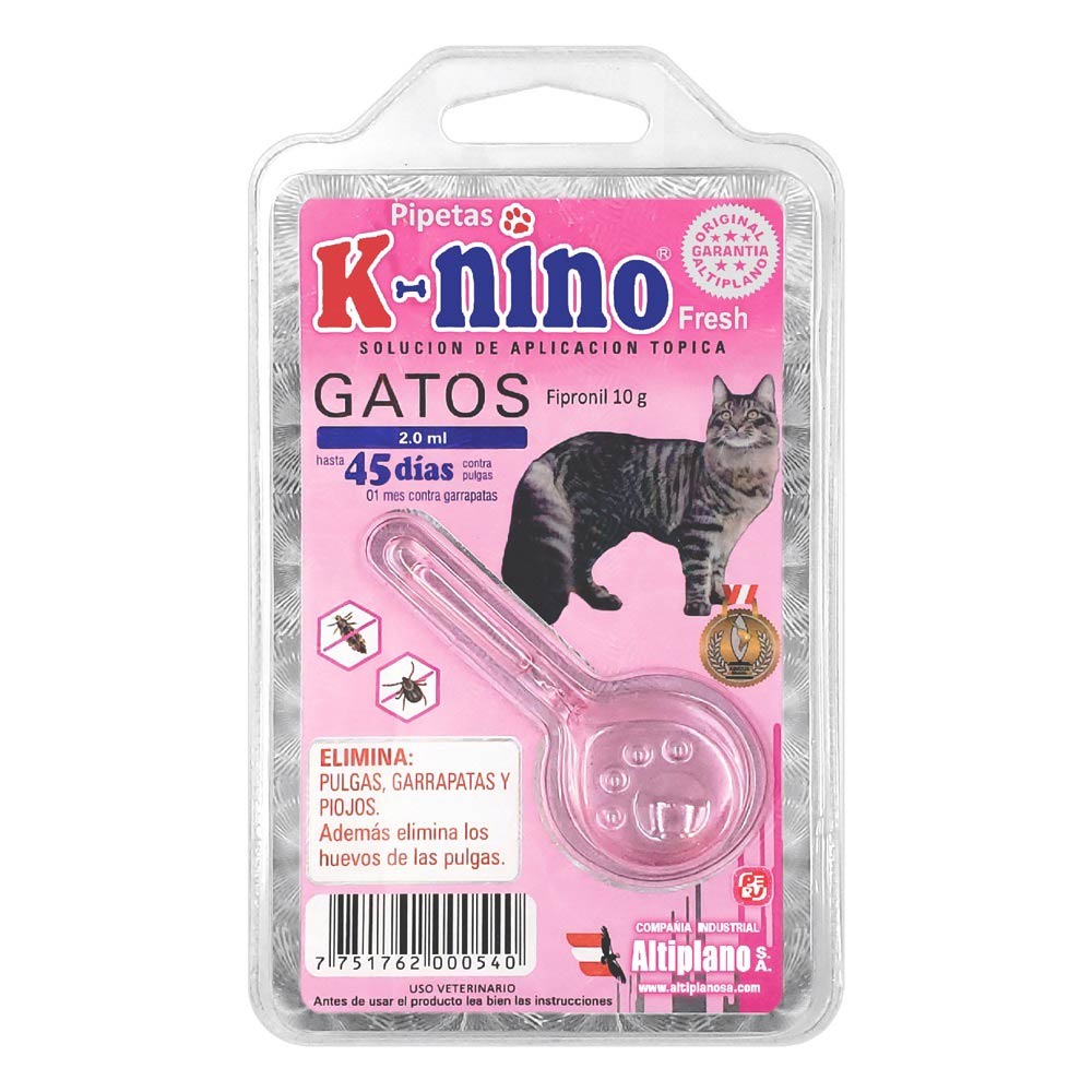 Pipeta Antipulgas para Gatos K-nino
