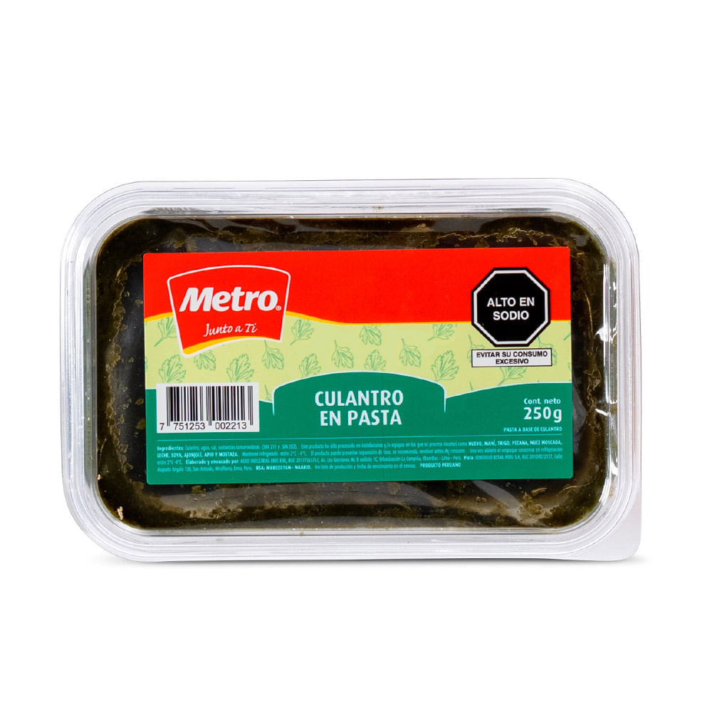 Culantro en Pasta Pote 250 g