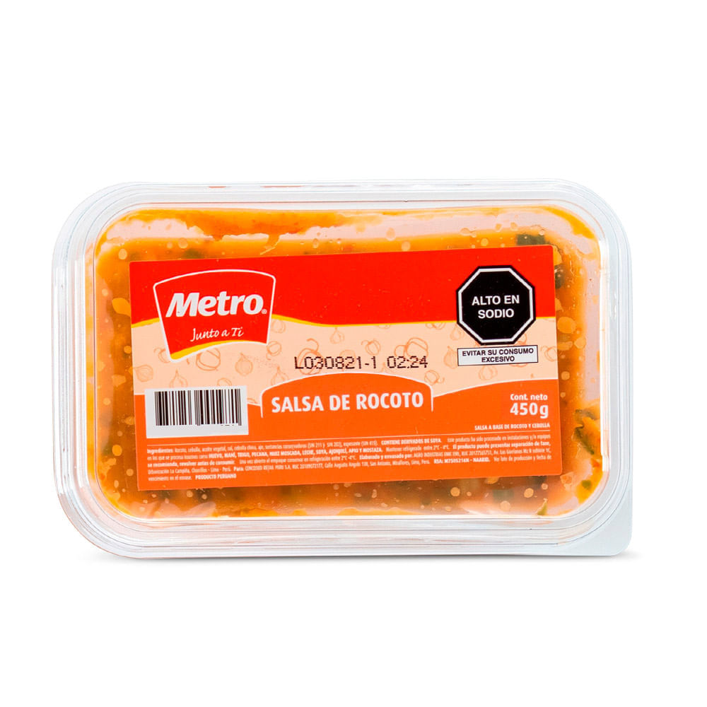 Salsa de Rocoto Pote 450 g