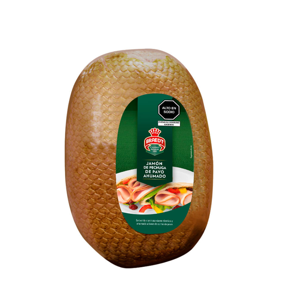 Jamón de Pavo Ahumado Braedt x kg