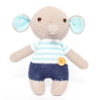 Un Lunar Muñeco de Apego Elefante Celeste