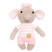 Un Lunar Muñeco de Apego Elefante Rosado