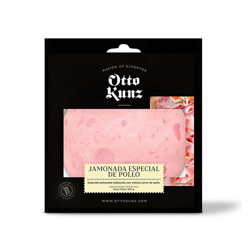 Jamonada de Pollo Otto Kunz Paquete 100 g