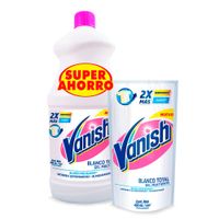 Pack Quitamanchas Líquido Vanish Ropa Blanca 900ml + 450ml